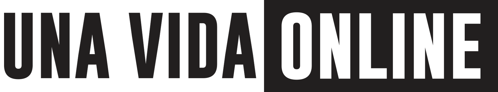 Logo Una Vida Online Invertido para fondo blanco